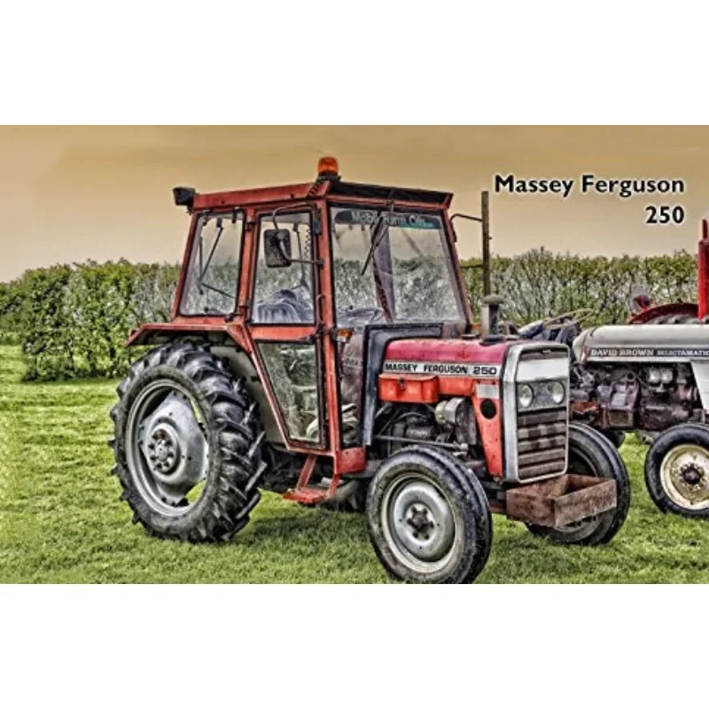 Tractor Massey Ferguson Tin Sign Wall Retro Metal Bar Pub Poster Vintage Decor 12 X 8