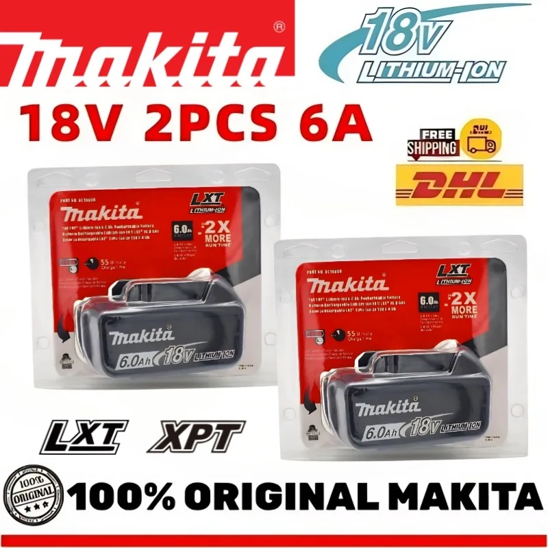 

Makita 18v Battery BL1860B Rechargeable Li-Ion for DDF487 LXT400 DFR452Z DFS251Z DTL063Z DUT130Z LXT Power Tools Fast Shipping