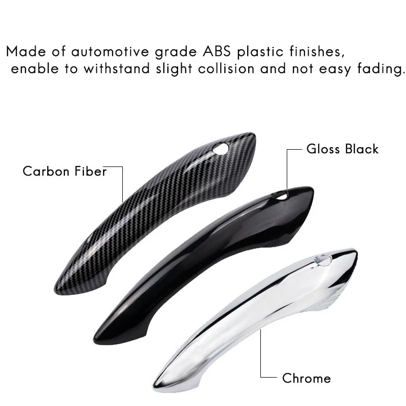 

N29R_BMW 5, 6, 7 серии F07, крышка внешней дверной ручки из углеродного волокна ABS