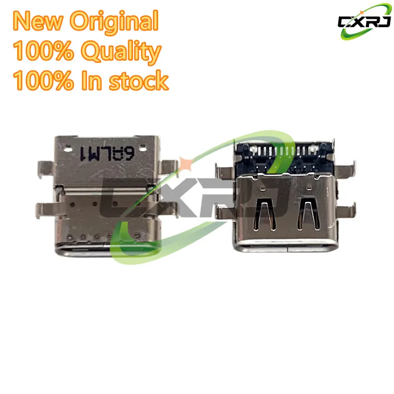 5-10pcs USB Type C Power Connector Jack Suitable for Lenovo E590 Charging Port Thinkpad E480 Laptop Built-in interface Jack