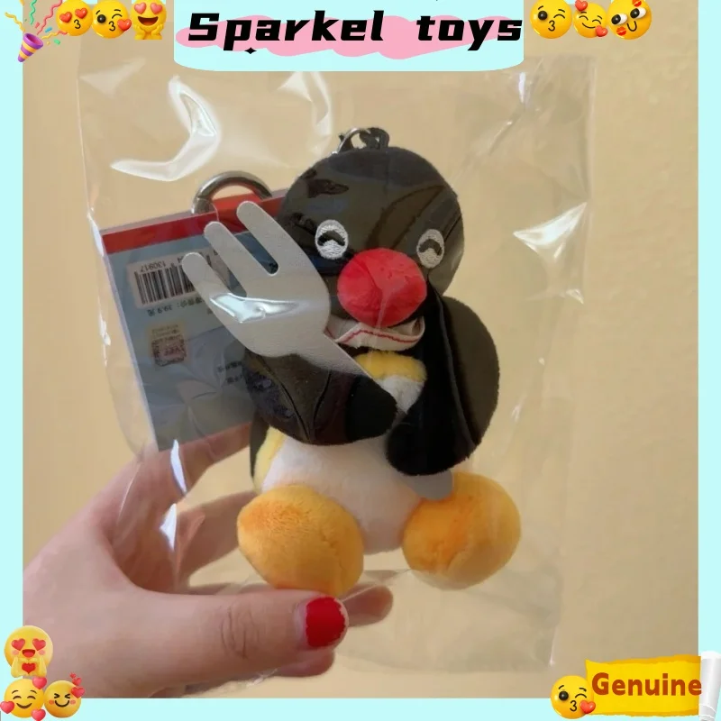 

Натуральная плюшевая подвеска Pingu, серия пингвин Kawaii, кукла Pingu, подарок, милый пингвин для девочек, милый подарочный пакет, аксессуары, кулон
