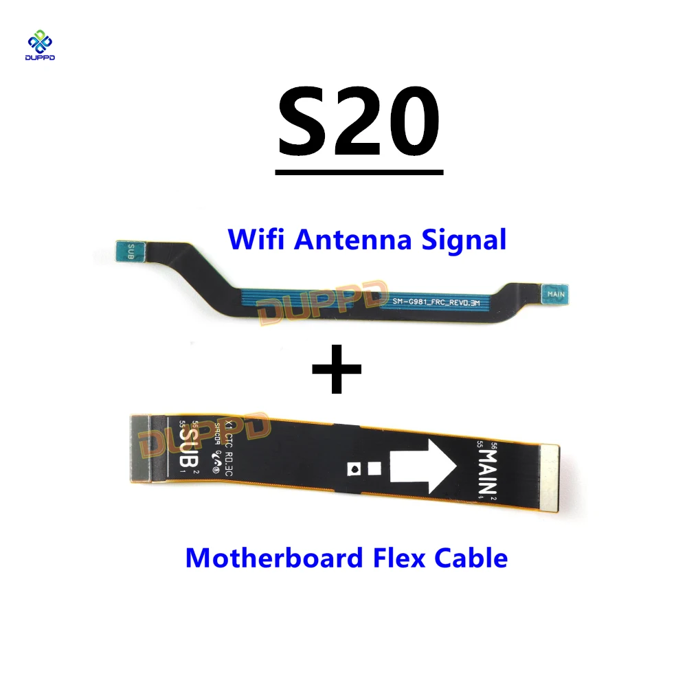 Main Board Motherboard LCD Screen & Wifi Connector Flex Cable For Samsung Galaxy S20 + Plus Ultra FE 5G G981 G986 G988 G781