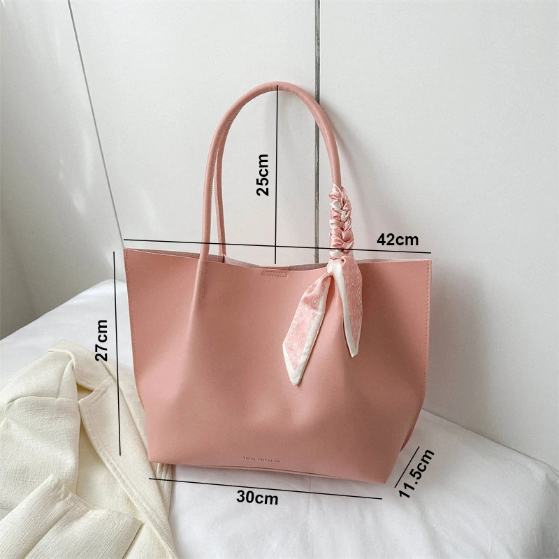 Big Capacity Handbag Women Fashion Scarf Tote Bag