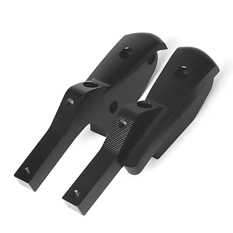 AEA7-Motorcycle Accessories Footrests Foot Rests Pegs Rear Pedal For VESPA GTS300 GTS250 GT60 GTS GTV 125 200 250 300(Black)