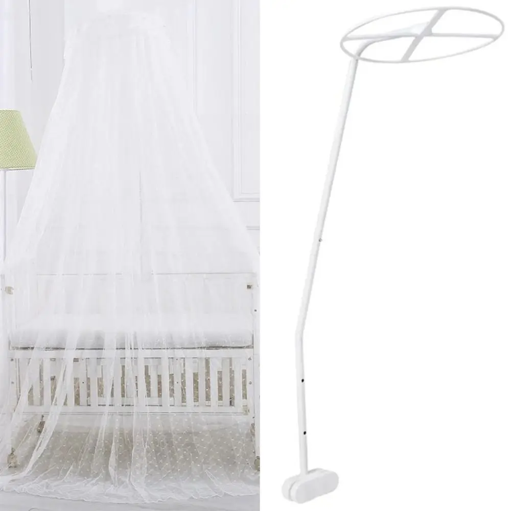 Mosquito Net Accessories Iron Mosquito Net Stand White Round Mosquito Bar Frame Durable Canopy Holder Rack Home