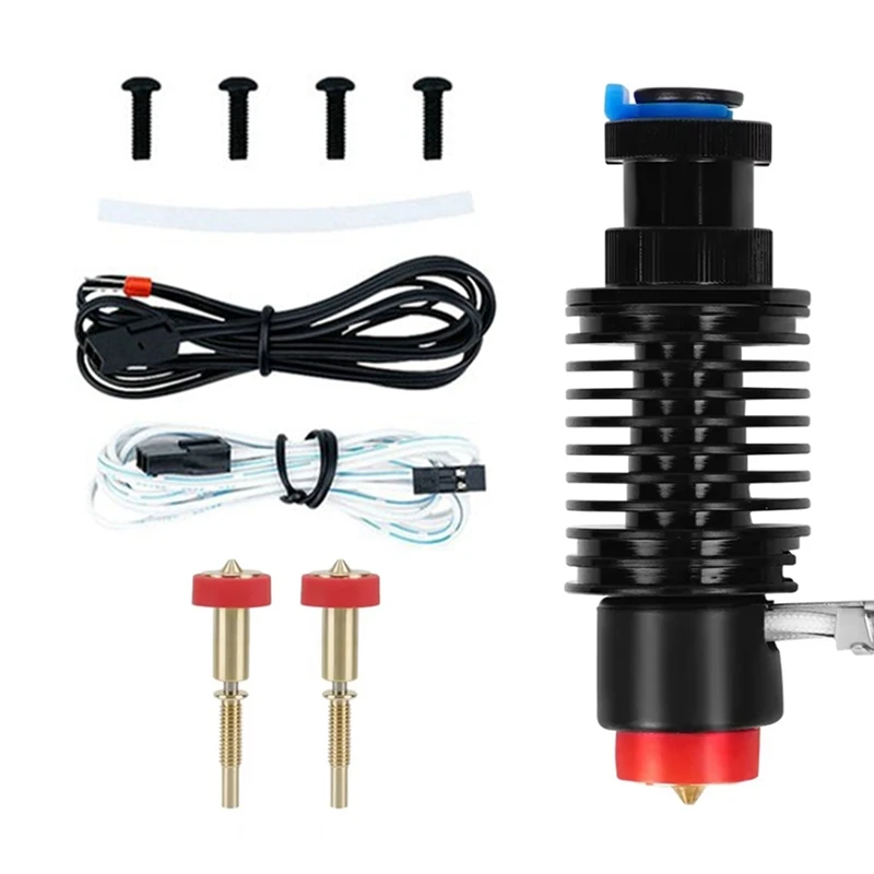 

Для E3D Revo Керамический комплект Hotend V6 Радиатор Латунная насадка Керамический нагревательный сердечник Для E3D Revo 3D-принтер Запчасти Paketa