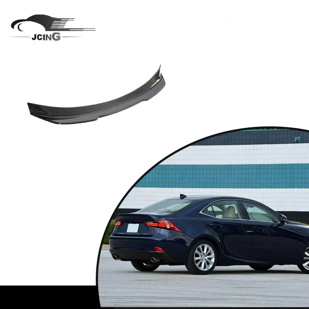 

High Quality Carbon Fiber Rear Trunk Spoiler For Lexus (XE30) IS250 IS300 IS350 Sedan 2014-2020