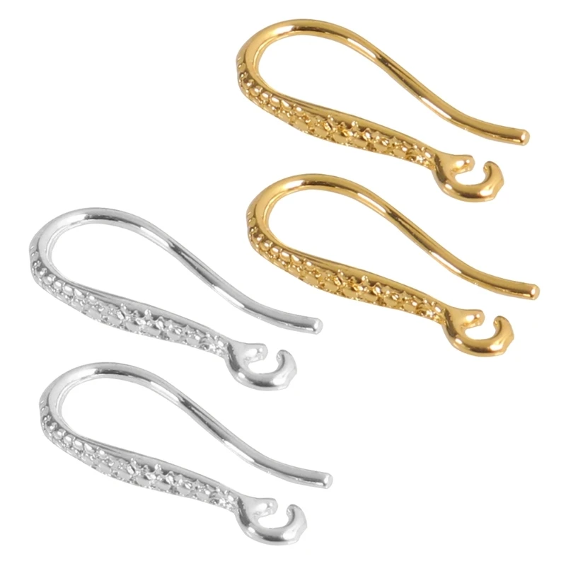 

Set of 20 Half Finished Earring Hook Ear Hooks with Open Loop DIY Craft Supplies