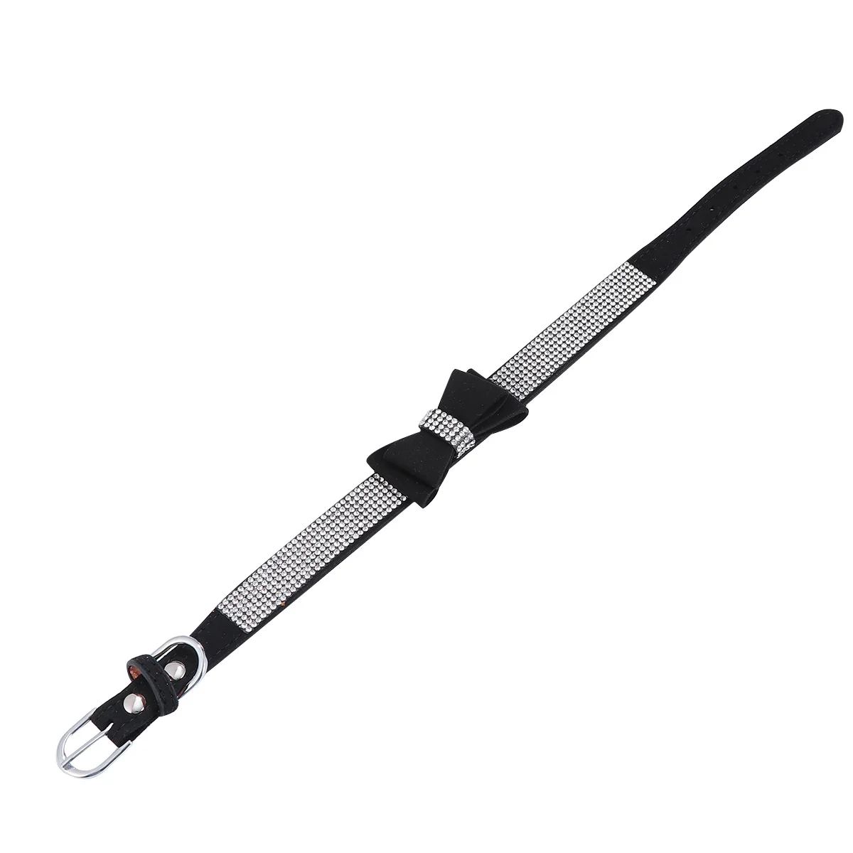 

1Pcs Bow Tie Pet Collar Crystal Design Comfortable Neck Ring for Dog Cat 30x15cm Fashionable Accessory