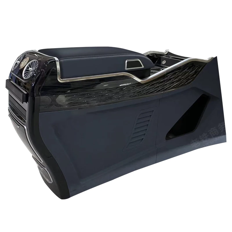 ODYSSEY MPV low power consumption car armrest box with fridge leather box on the car armrest