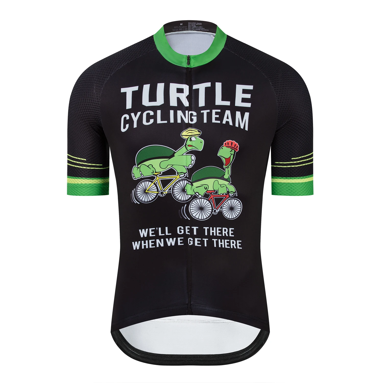 كارتون نمط السلحفاة طباعة الدراجات جيرسي الكبار الرجال قصيرة الأكمام ركوب الدراجة الملابس فريق تخصيص الملابس #4