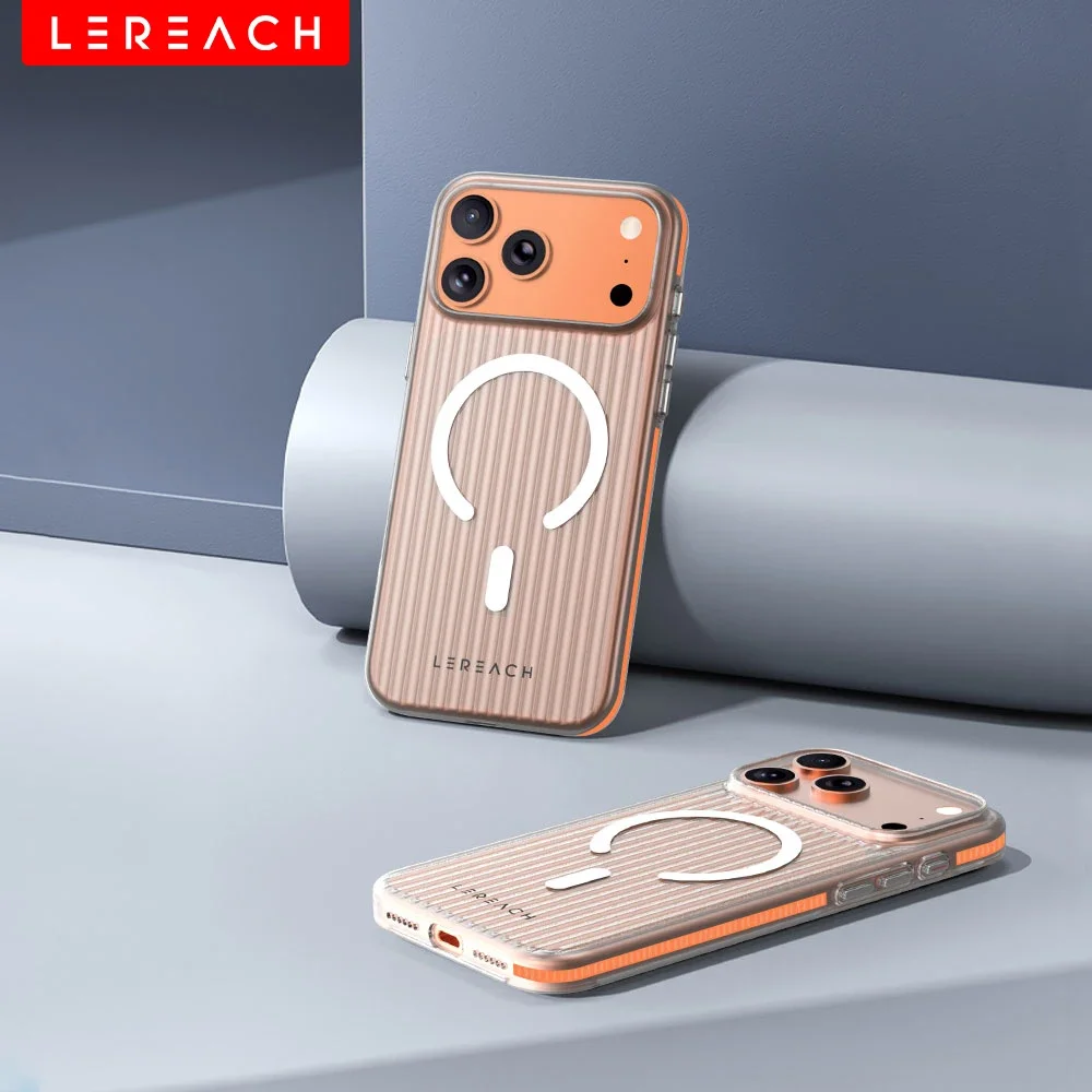 Lereach Magnetic Matte Phone Case for iPhone 17 Pro Max / 17 Air / 17 - PC+Magnet Material, Anti-slip Drop Protection