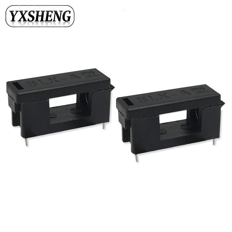 10PCS 5*20mm Fuse BLX-A Type Seat Fuse Pipe Fuse Holder 5x20 Fuse Seat