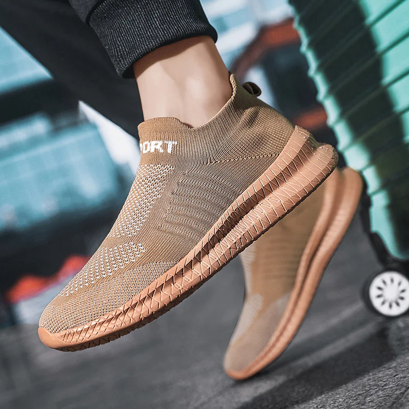 Men's Casual Sports Shoes Comfortable Socks Walking Shoes, 2025 Spring New Comfortable Flat Shoe Barefoot Shoes Mens Tennis Free - view 4