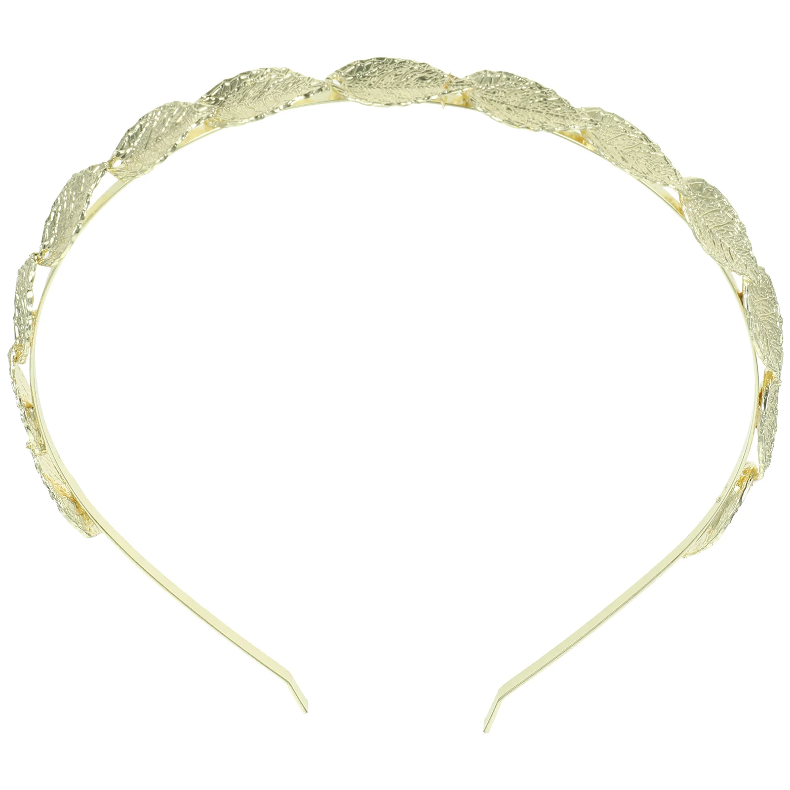 

Alloy Leaf Wedding Bridal Bride Barrettes Bridal Hair Loop Hair Loop Barrettes Party Tiara 15X12.5Cm For Women