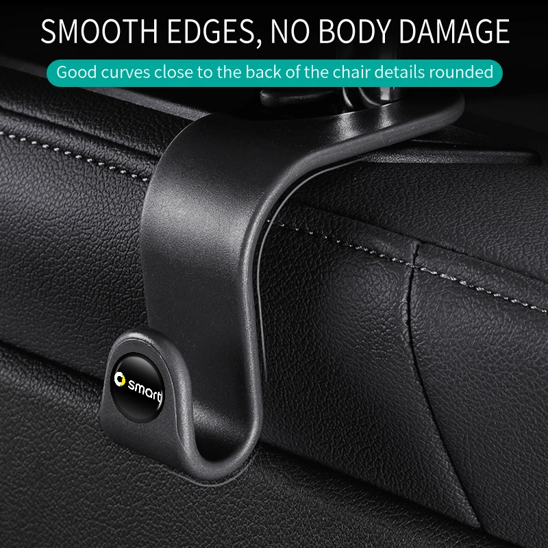 Car Hook Seat Headrest Organizer Holder Accessories For Smart Fortwo 451 450 453 EQ Forfour Coupe Cabrio Crossblade ROADSTER For