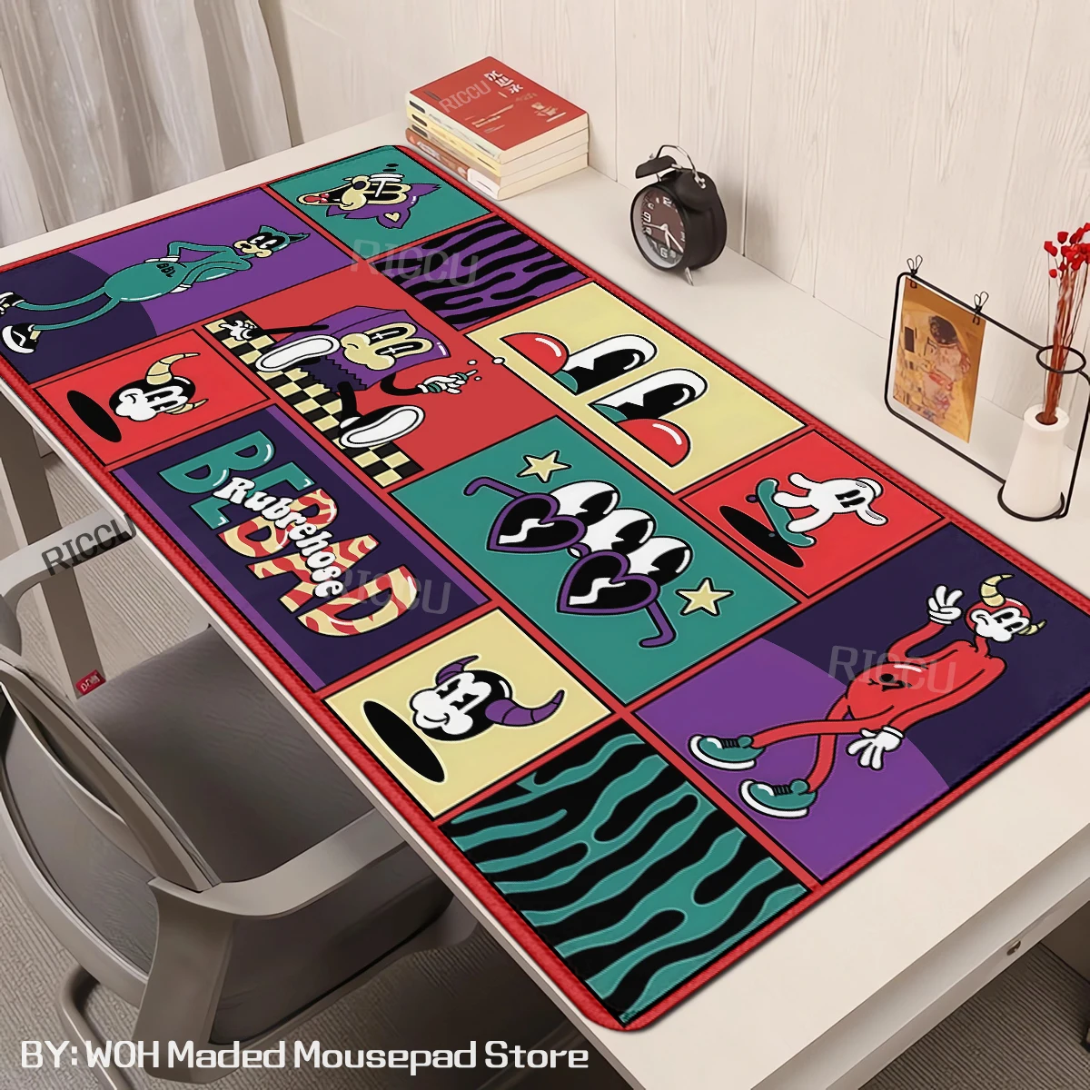 Japan Deskmat Gaming Keyboard Mouse Pad Rubrehose Mousepad Office Mouse Mats Large Carpet Playmat Game Accessories XL Rubber Rug