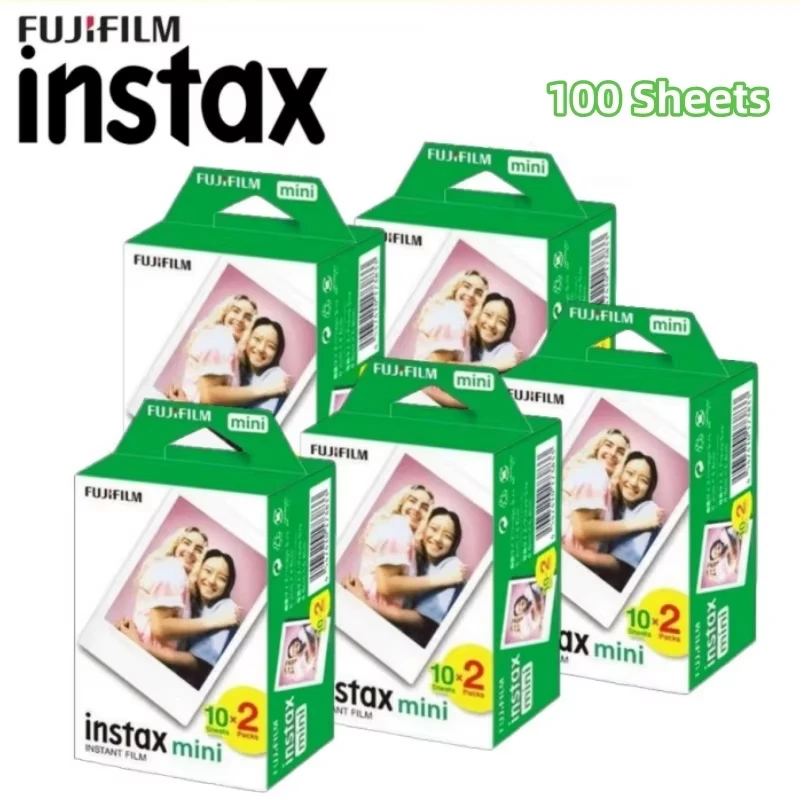 Fujifilm Instax Mini Film White Edge 3 inch Paper for Fuji Instant Film Camera Mini 12 11 9 8 40  Link 2 EVO 10/20/40/60Sheets