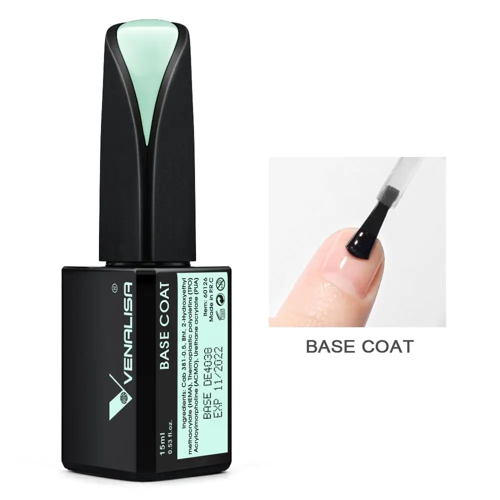 15ml Hochglanz-Gel-Nagellack Basis- und Überlack, kein Abwischen, langanhaltender LED-UV-Lack für den professionellen Salongebrauch – Detail 4