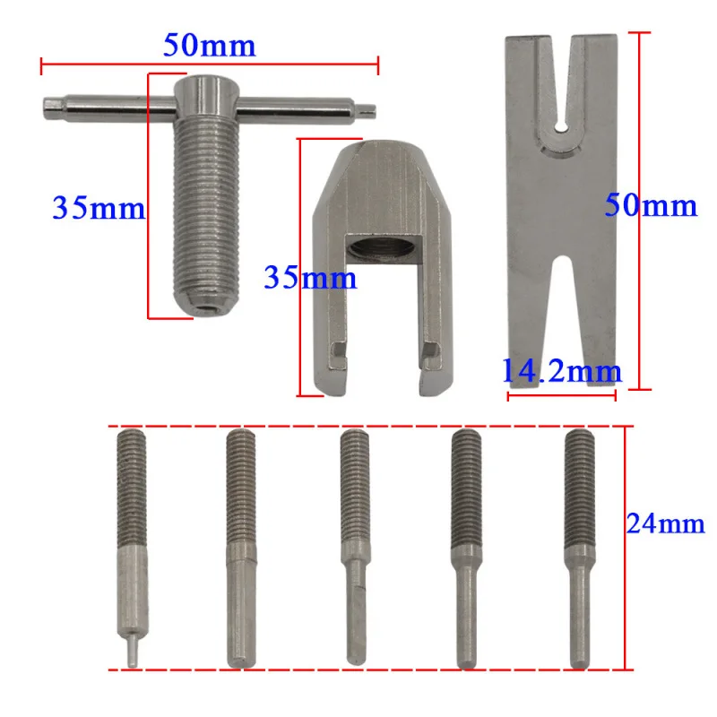 Stainless Steel Motor Pinion Gear Puller Removal Tool Set for Rc Helicopter Motor Pinion Parts