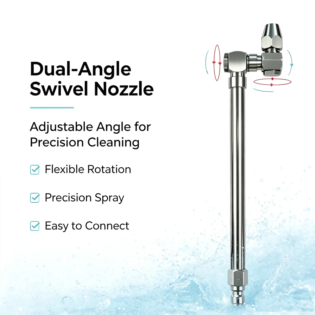 High Pressure Air Conditioning Fin Cleaning Gun Car Accessories Water Wash Cleaner Nozzle Products High-pressure Washer Powerful