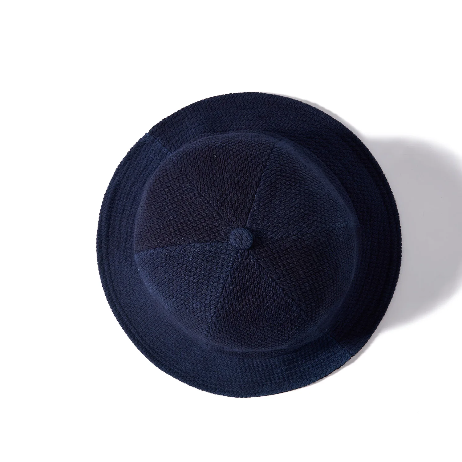 BADBOWL Fashion Cotton SASHIKO Fabric Fisherman\'s Hat Handmade Plant Indigo Dyeing Women\'s Casual Hat Female Retro Style Apparel