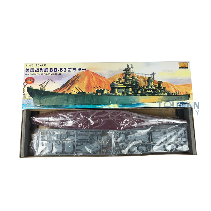 

MiniHobby 1/350 American BB-62 Missouri Battleship Static Model 80604 W/ Motor Toys for Boys Gifts TH07483-SMT6