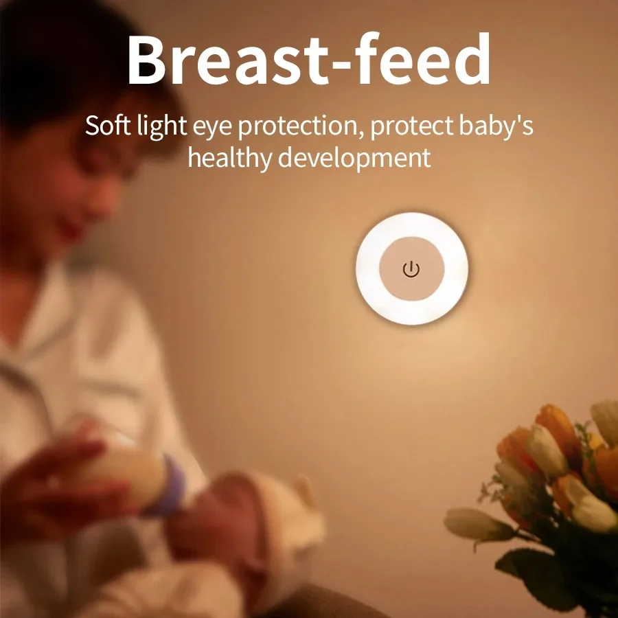 Illuminazione per armadio camera da letto Touch Control Luce notturna Cucina Frigorifero Luce per armadio a LED Luce per armadio alimentata tramite USB