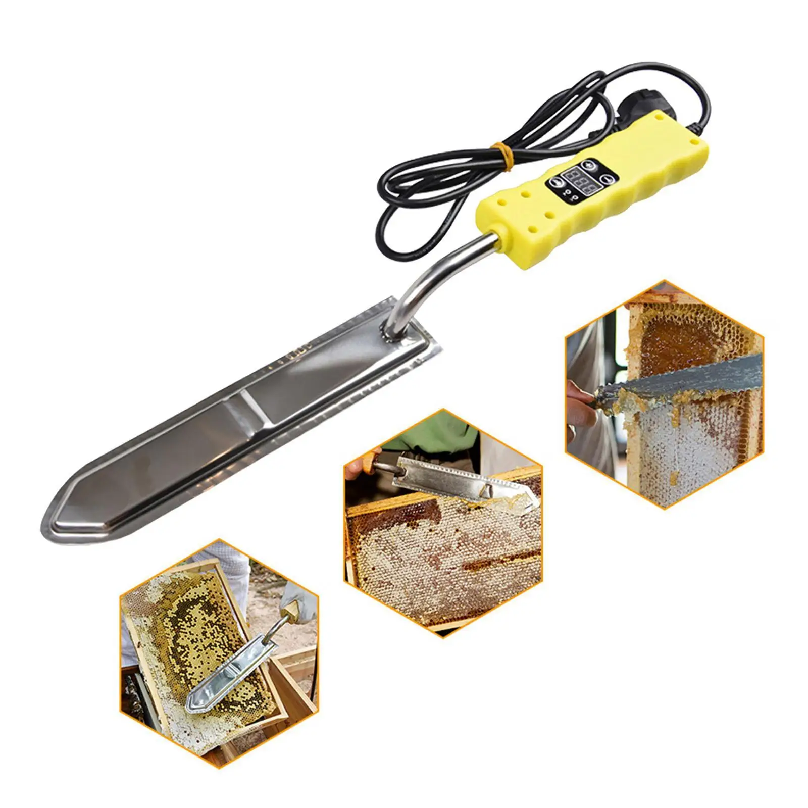 

Electric Honey Knife Bee keeping Equipment Heats Up Quickly Cutting Extractor Tool