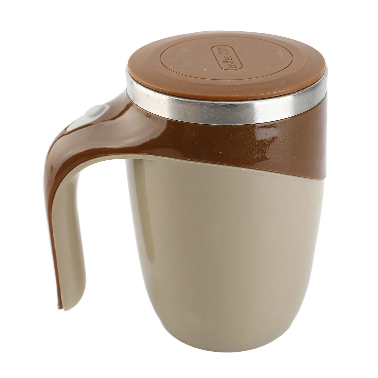 Caneca de mistura inteligente elétrica de aço inoxidável de 380ml – Copo de café com agitação magnética automática com bateria recarregável