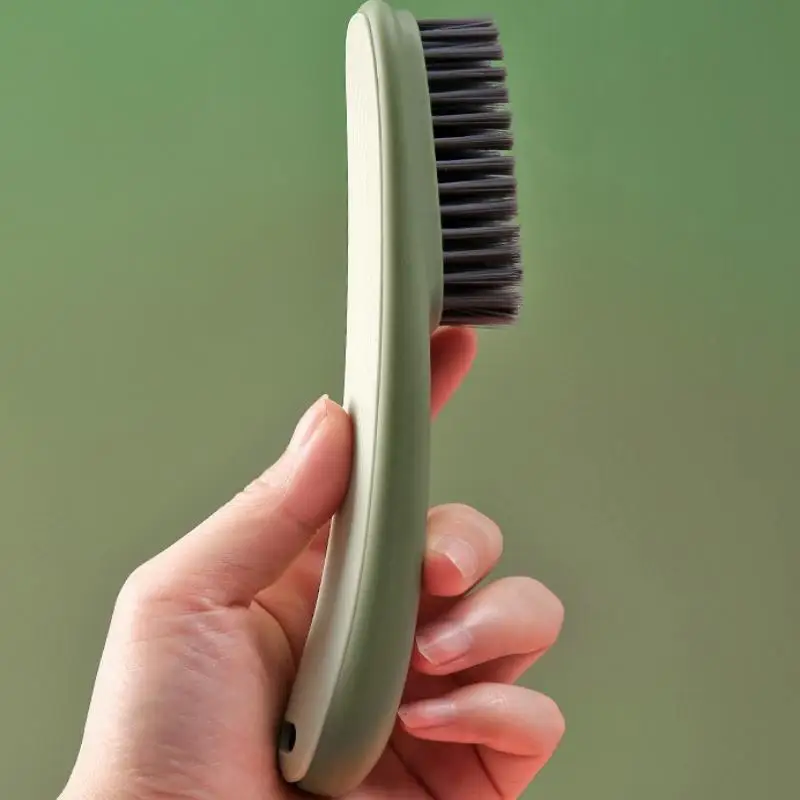New Long Handle Household Cleaning Brush - Multi-Purpose Soft Bristle Shoe & Laundry Brush For Home, Car, And Daily Use