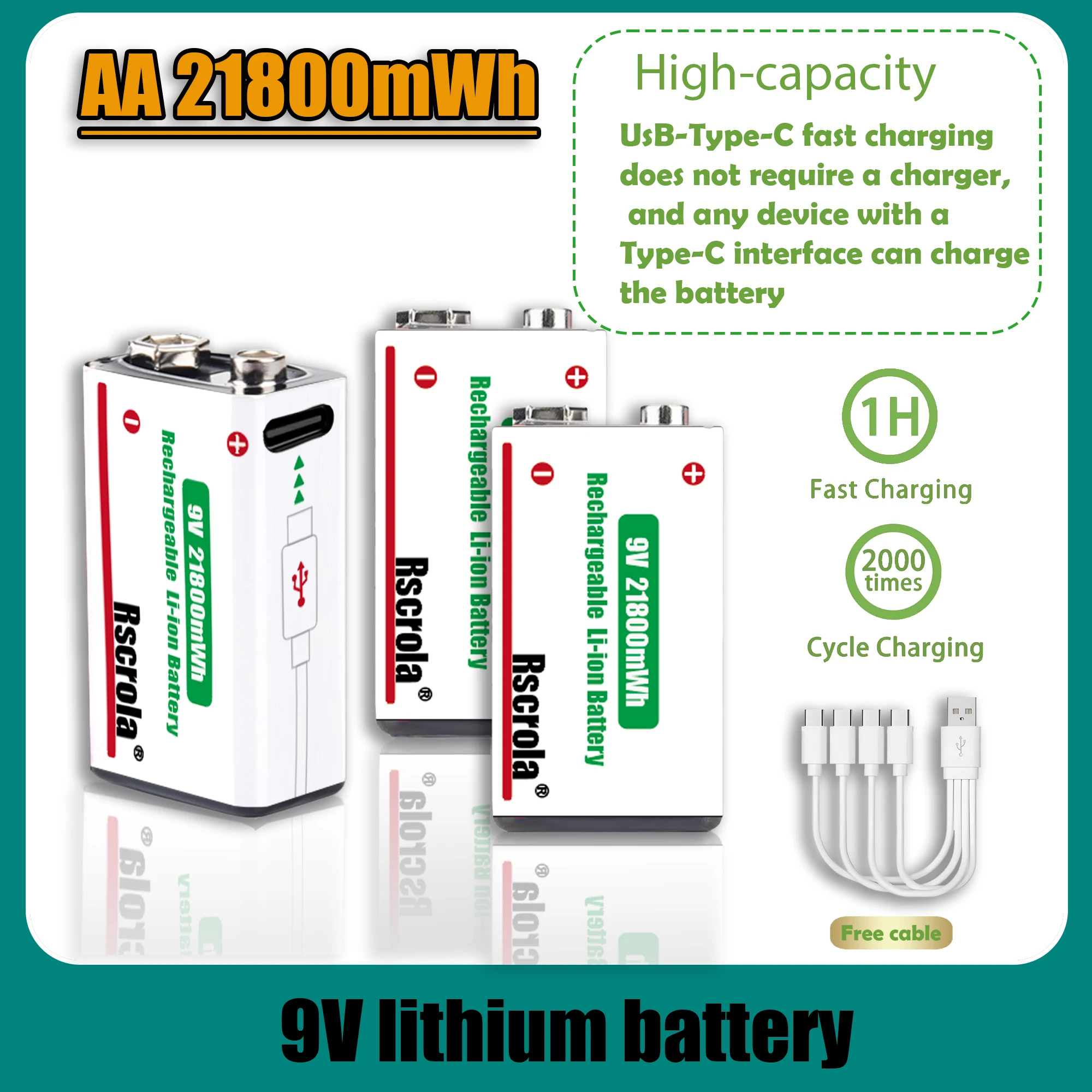 9V Lithium-ion oplaadbare batt - Smoke Detector Interconnected recensie en prijs