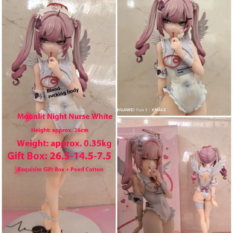 

Nurse On Probation See You On A Moonlit Night Anime Beautiful Girls Play Table Decorations Decorative Model Boxed Manual Gift