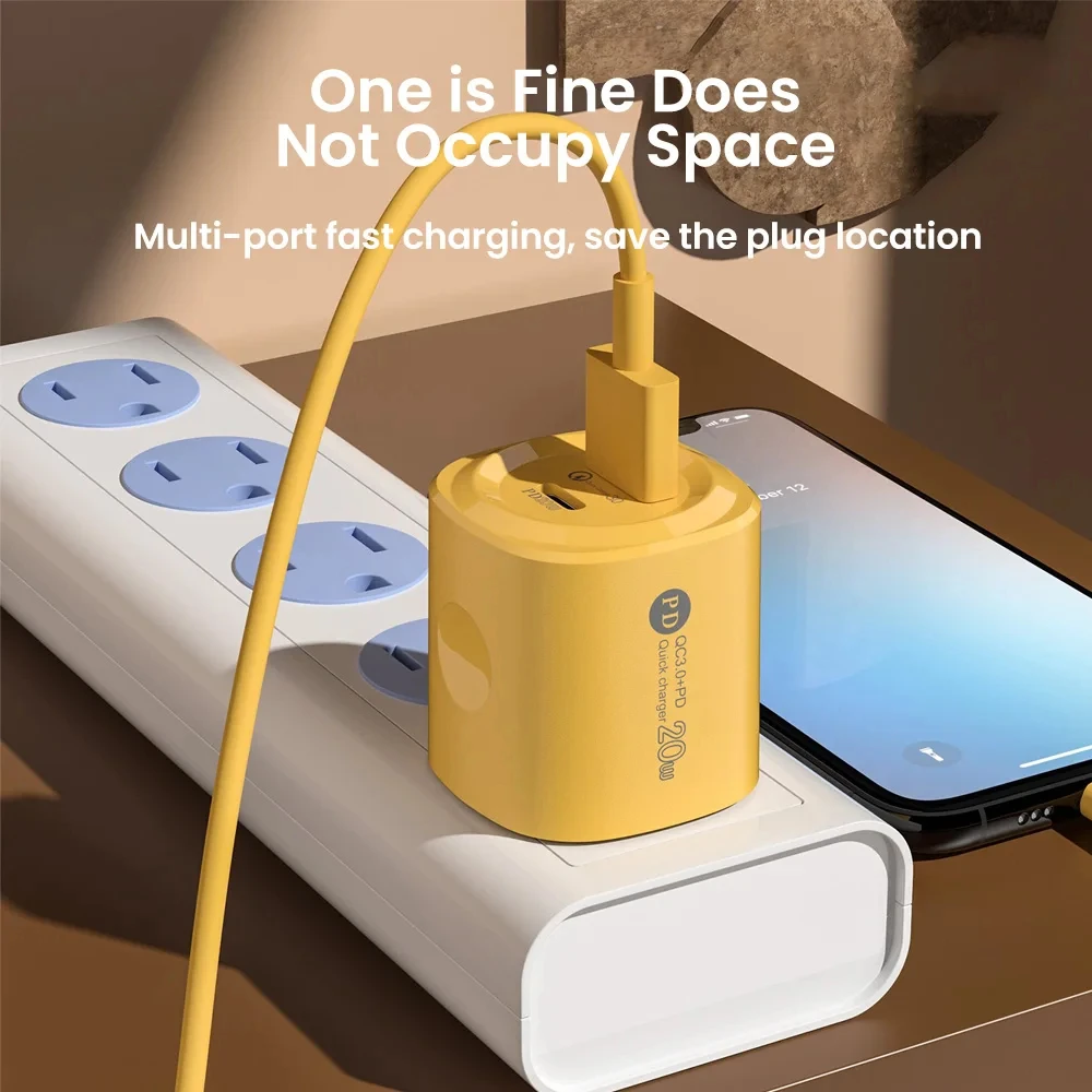 20W USB Charger Type C Fast Charging For iPhone Samsung Xiaomi Huawei USB C Mobile Phone Charger PD Quick Charger Adapter