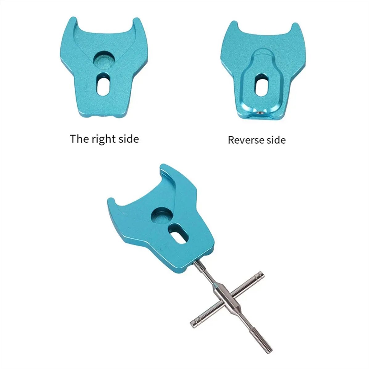 【NEW！TURE】 Reel Bearing Remover Tool Spool Bearing Pin Remover Easy to Use Aluminum Alloy Spool Dismantling Fishing Device Red