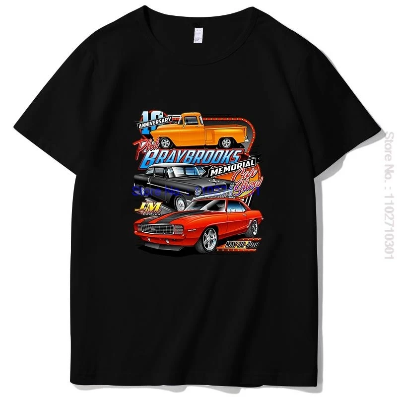 

2025 new model Antique Car Retro Graphic T Shirts Cotton Short Sleeve T-Shirt Summer New Shirts And T-Shirts Tees Tops Mens Prin