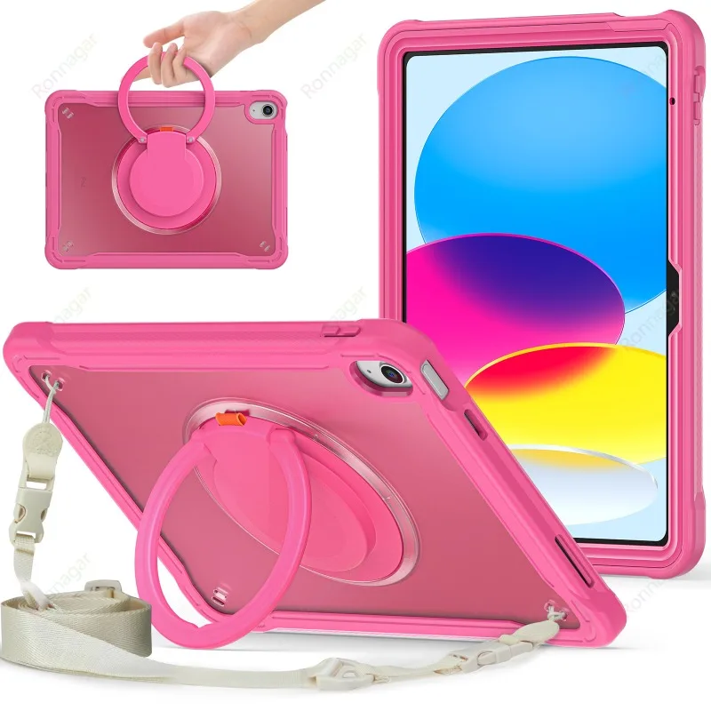 

Fully-Body Rugged Heavy Duty Case for iPad (A16) 11th Generation 11 Inch 2025 iPad 10th Gen 10.9 Inch Shockproof Protective Case