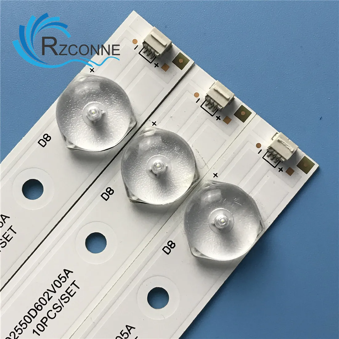 601mm LED Backlight strip 8 lamp for  YC-5565 TK-5568 CC02550D602V05A 8S1P