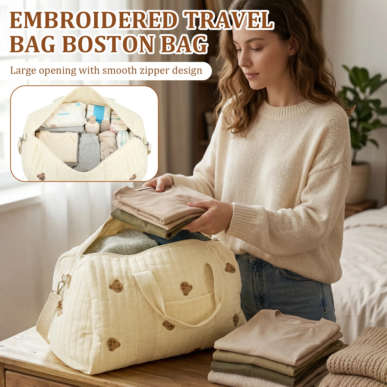 Mommy Bag Stroller Nappy Organizer Portable Multifunctional Baby Diaper Caddy Storage Bag Maternity Travel Changing Tote