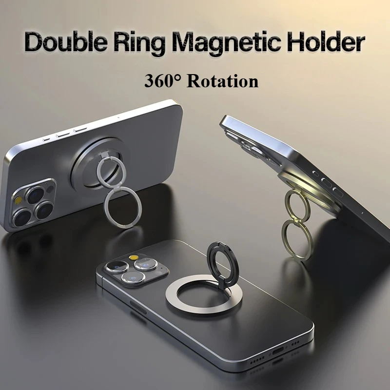 

Strong Magnetic Mobile Phone Holder for Magsafe 360° Rotation Magnet Stand for IPhone 14 15 16 Portable Phone Holder