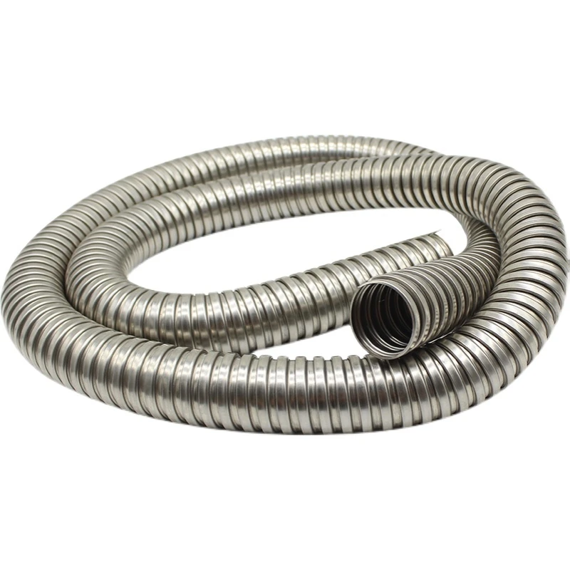 1 Meter Inner 4-100mm Stainless Steel Metal Thread Cable Hose Tube Flexible Soft Pipe Sleeve Protection Replacement Accessories