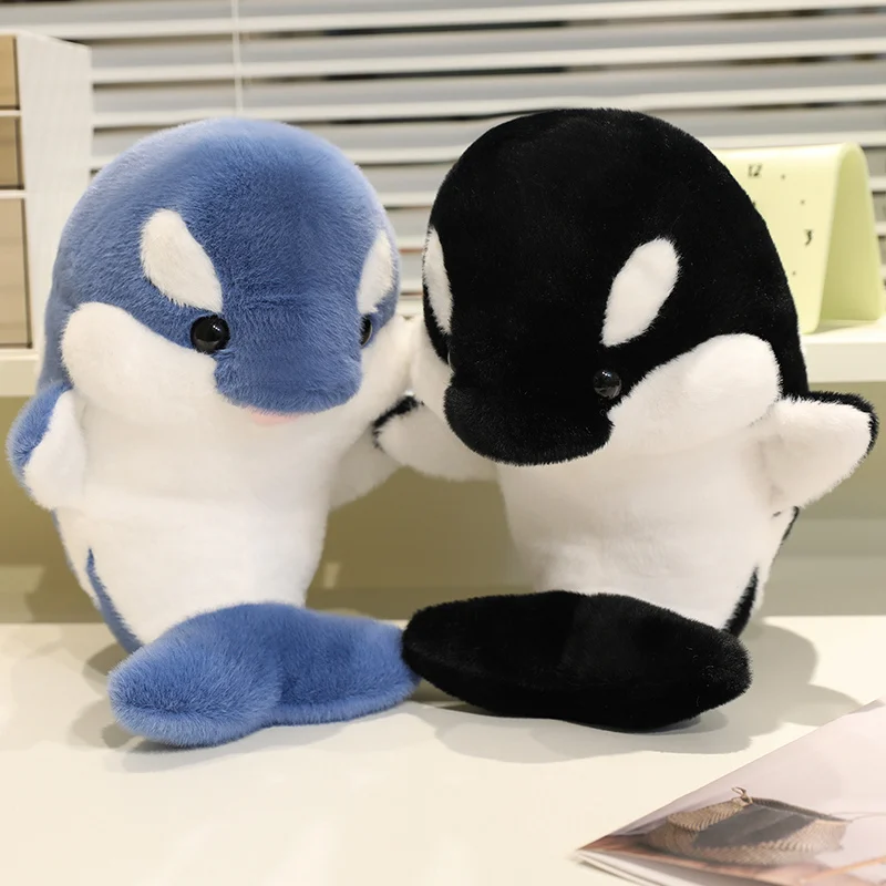 Kawaii Orka Knuffels Gevuld Orcinus Orca Vis Pop Zeeleven Haai Cartoon Zacht Slaapkussen Kinderen Meisjes Baby Geschenken