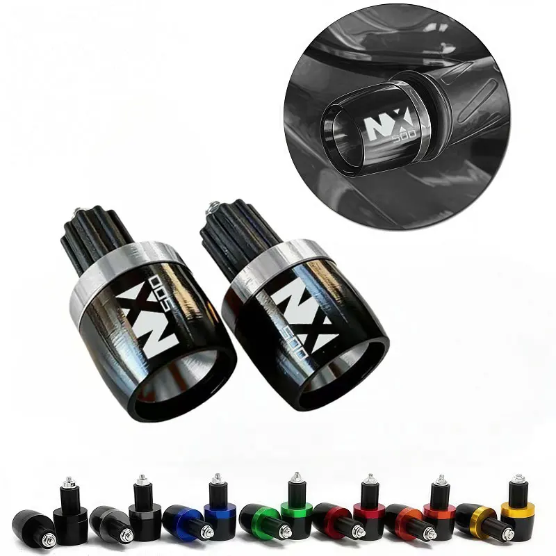 

For Honda NX500 NX 500 500NX 2023 2024 2025 Motorcycle Parts, Aluminum Alloy Motorcycle Handlebar End Plugs, Handlebar Caps