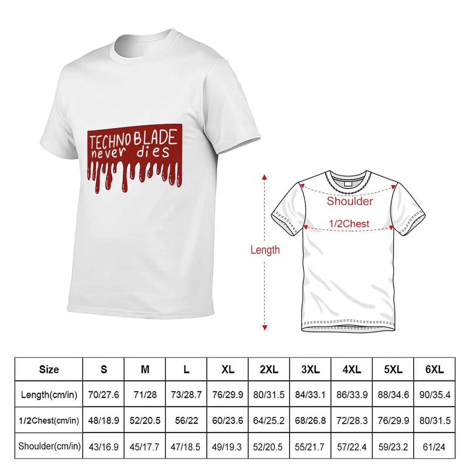 Technoblade never dies T-Shirt funny meme t-shirts customs design your own plain black t shirts men