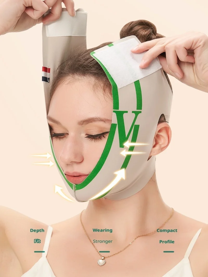 Delicate Facial Thin Face Mask Slimming Bandage Skin Care Belt Shape And Lift Reduce Double Chin Face Mask Face Thining Band