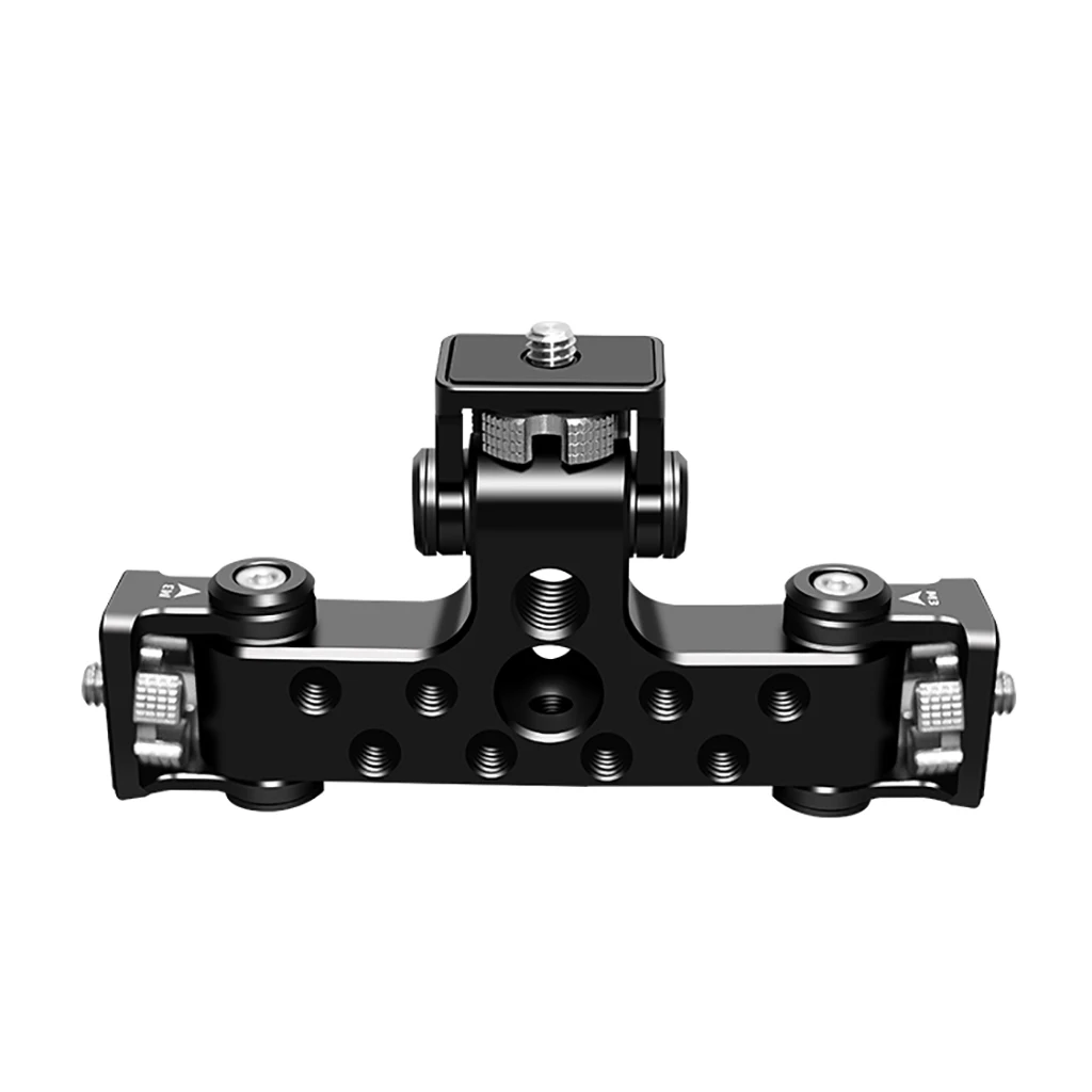 Universelle dreifache Telefon halterung Halterung Stativ halterung Adapter 1/4 Gewinde löcher für Telefon Selfie Video Live-Streaming-Halterung – Detail 5