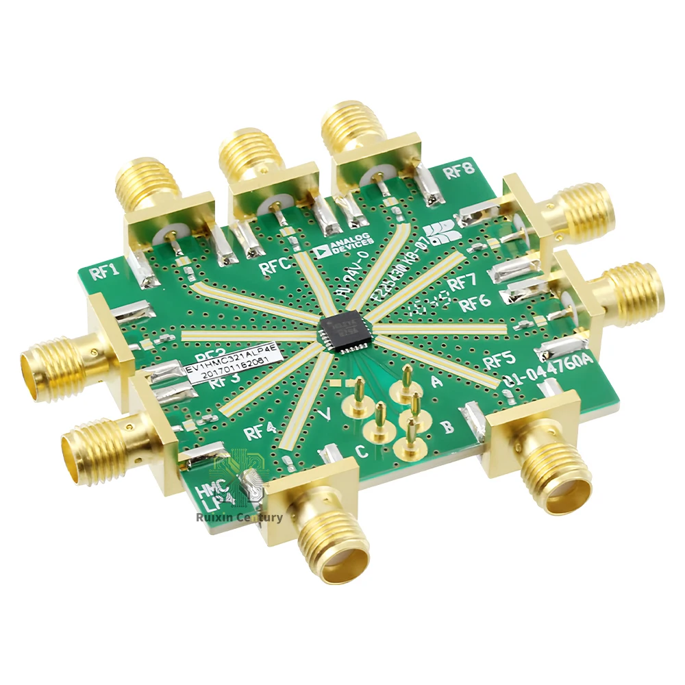 FOR ADI EV1HMC321ALP4E RF SP8T Switch Evaluation Board DC-8GHz GaAs MMIC High Isolation Board Genuine promo