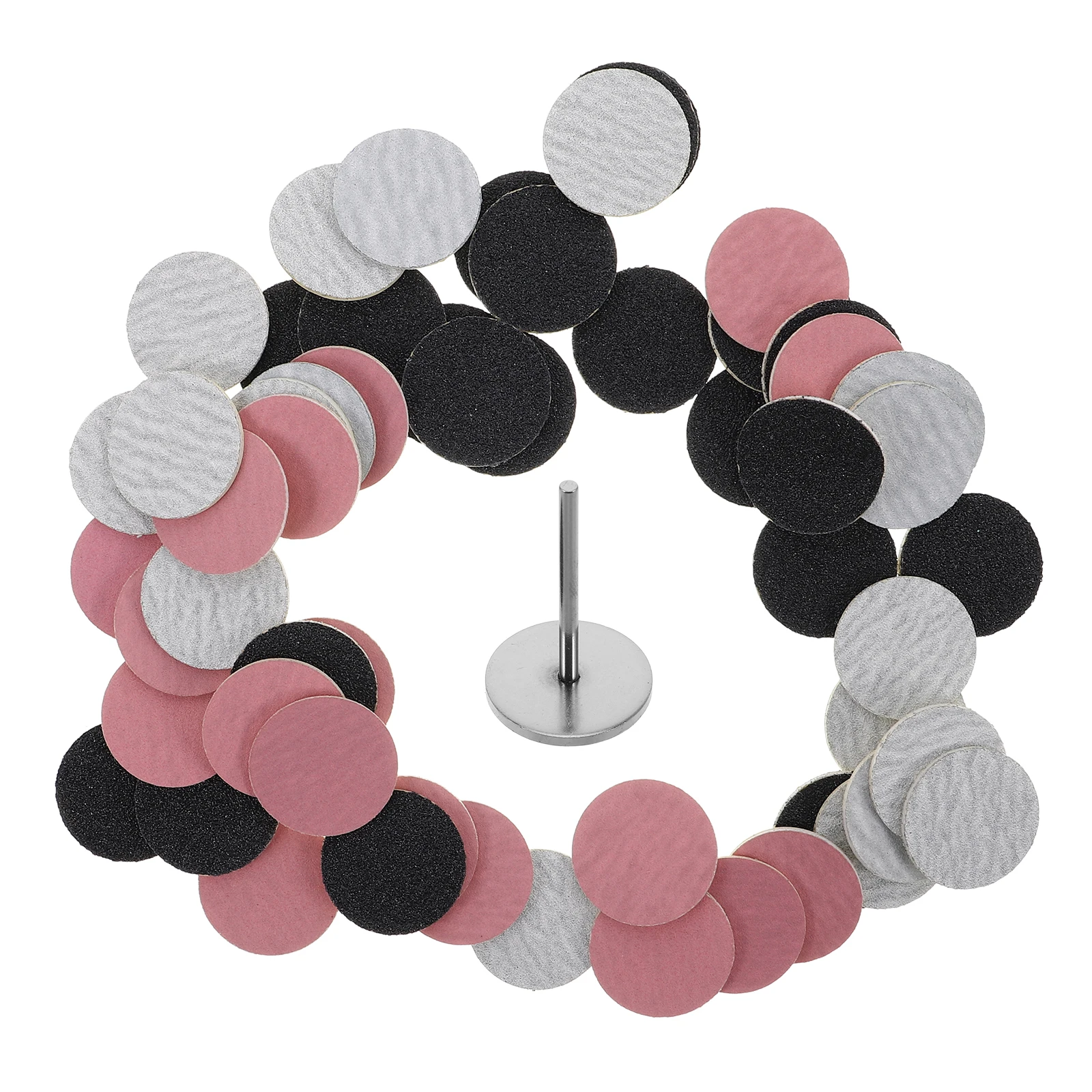

60Pcs Nail Sanding Discs Replacement Sandpaper Callus Remover Discs Dead Skin Removing Foot Care Pedicure Supplies