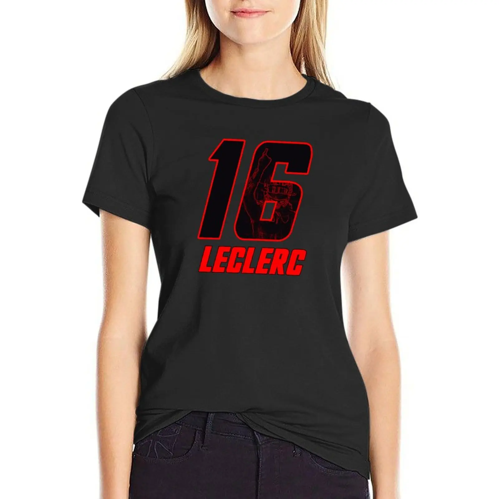 Charles Leclerc Winner T-Shirt summer top summer clothes workout shirts for Women loose fit