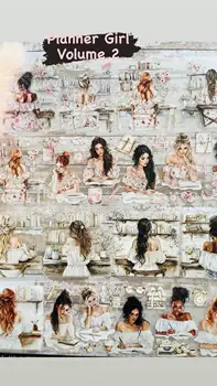 1 bucle Vintage Planner Girl Vol.1 2 señora de ocio Washi PET cinta planificador DIY fabricación de tarjetas Scrapbooking pegatina decorativa